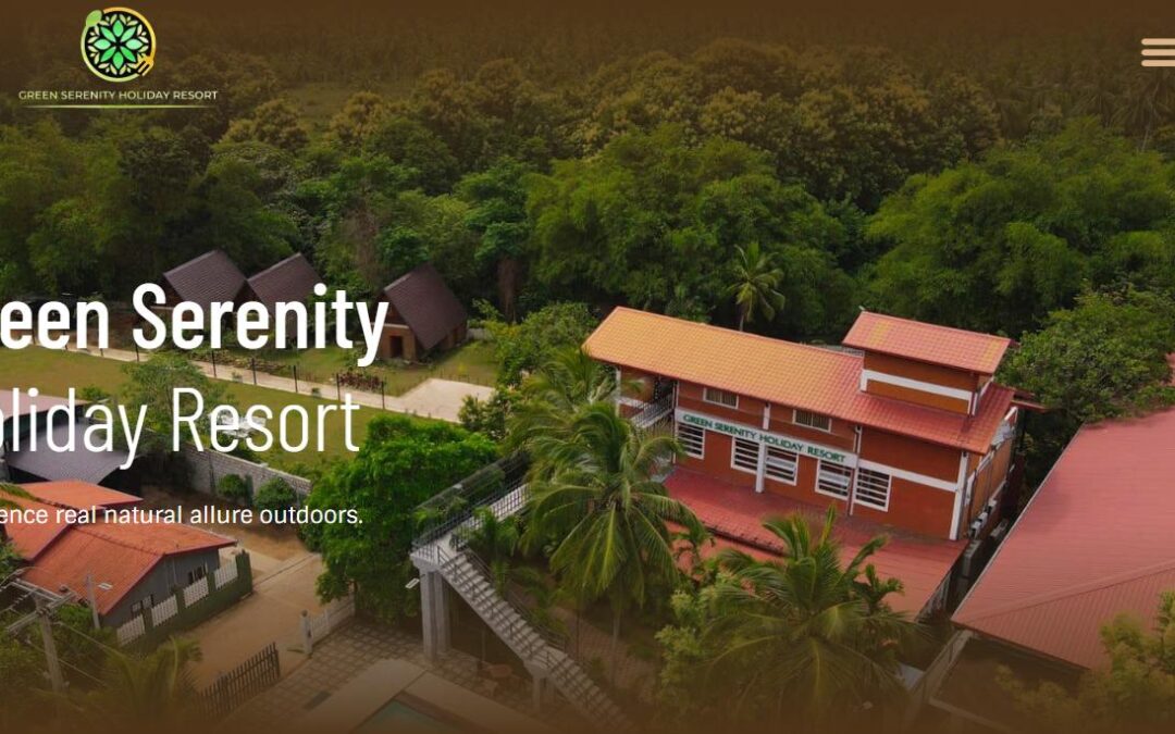 Website for Green Serenity Holiday Resort